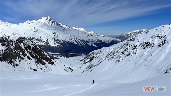 2.Tag Blick zurÃ¼ck und zum Kasbek