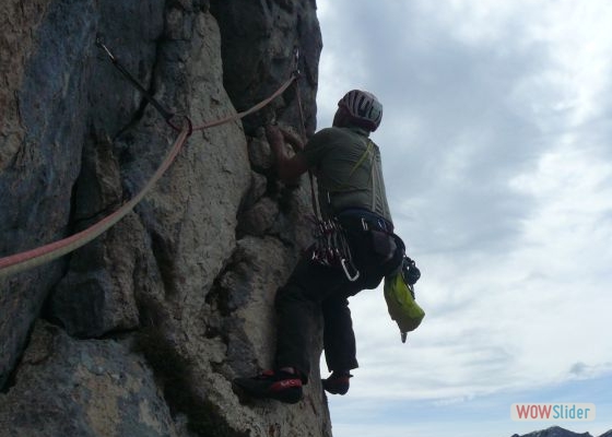 Beginn der 6. SeillÃ¤nge